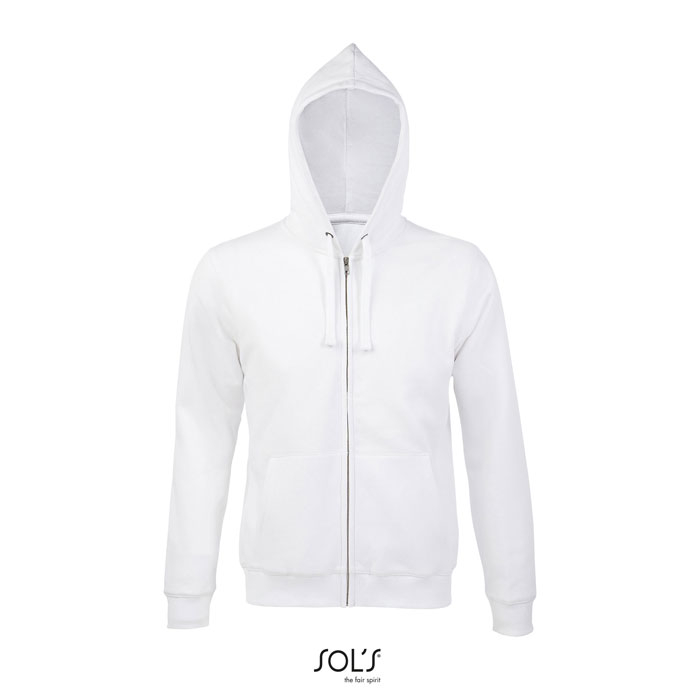  Veste zippée promotionnelle homme SPIKE HOOD MEN Blanc 1